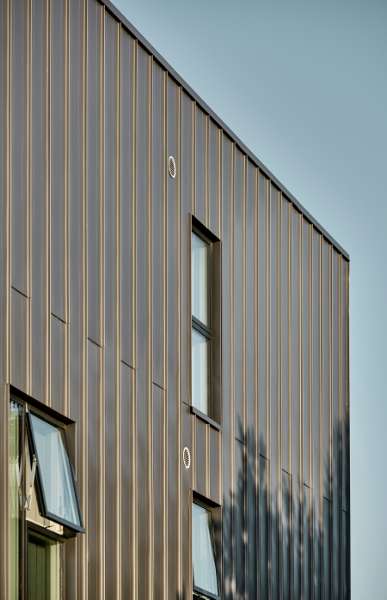 Amazing roof design using DS Nordic Click Seam, Udsigten - Vester Ringvej 45, 8600 Silkeborg